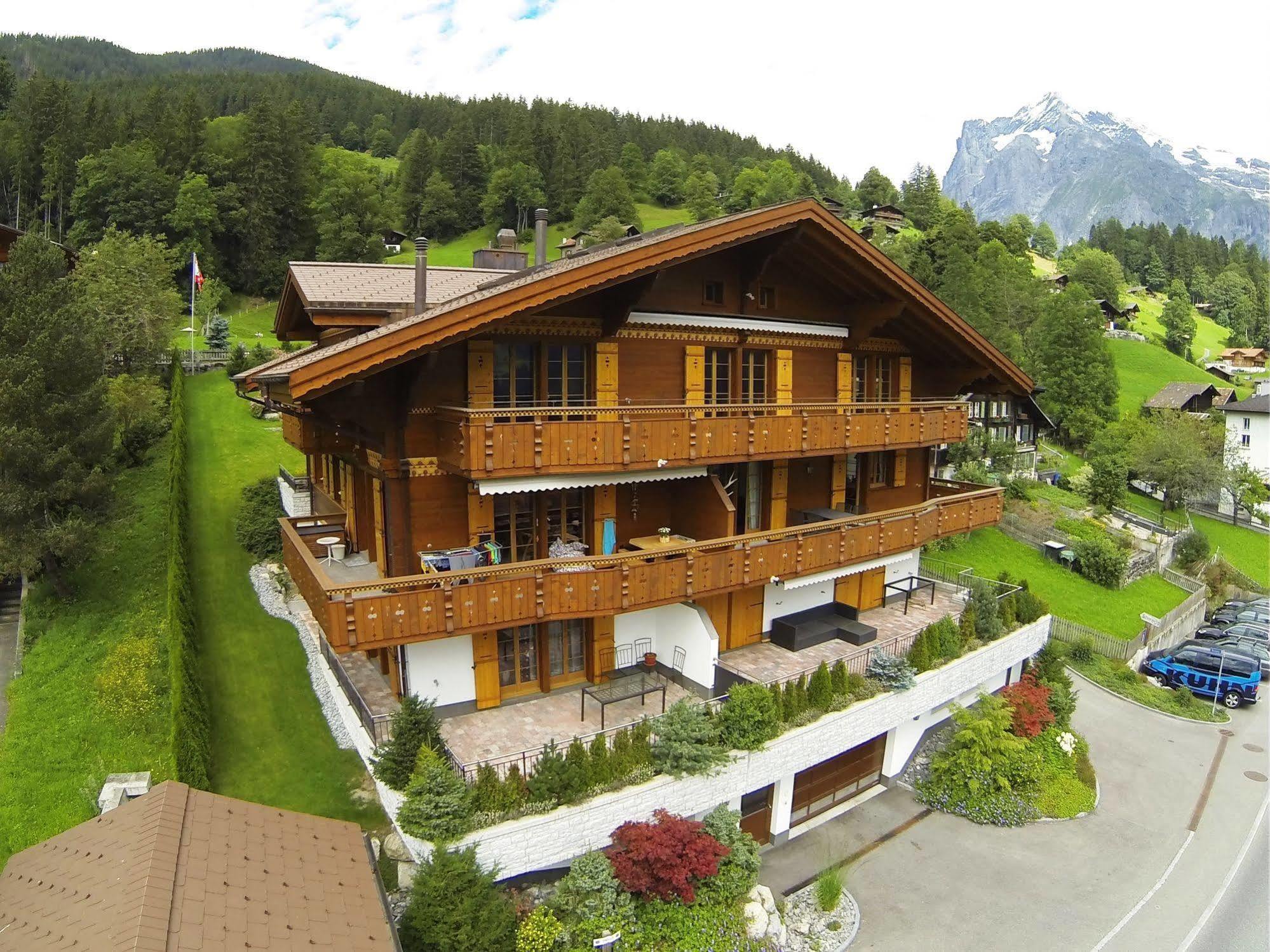 Apartment Kiwi Links - Griwa Rent Ag Grindelwald Bagian luar foto