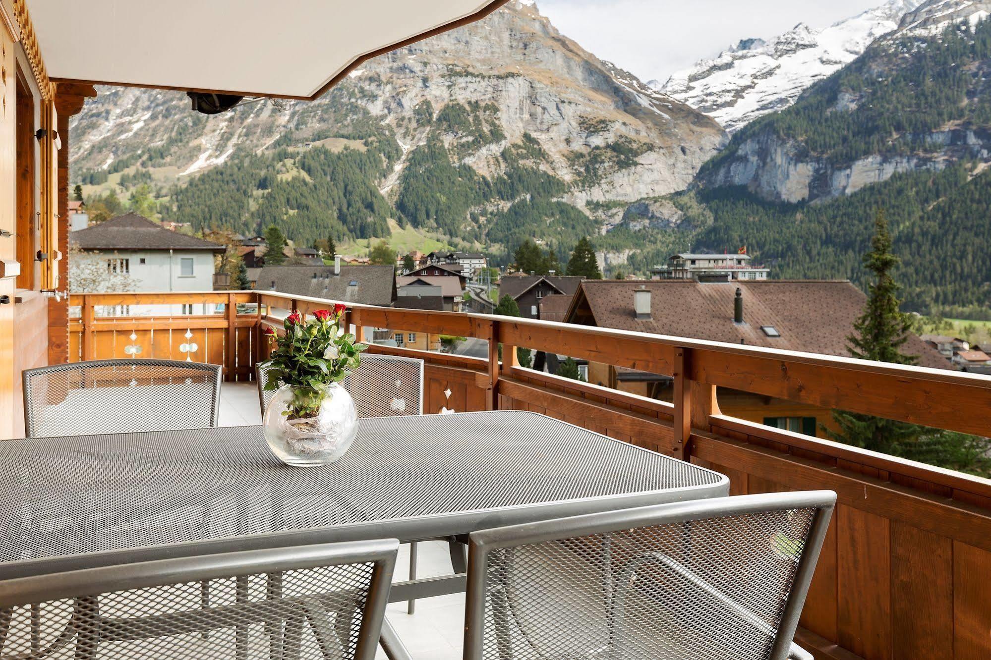 Apartment Kiwi Links - Griwa Rent Ag Grindelwald Bagian luar foto